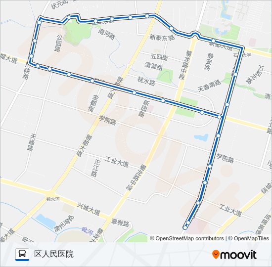 新都11B路 bus Line Map