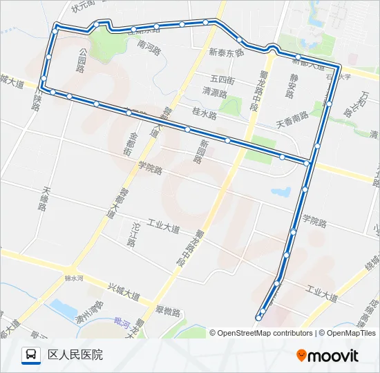 新都11B路 Bus Line Map