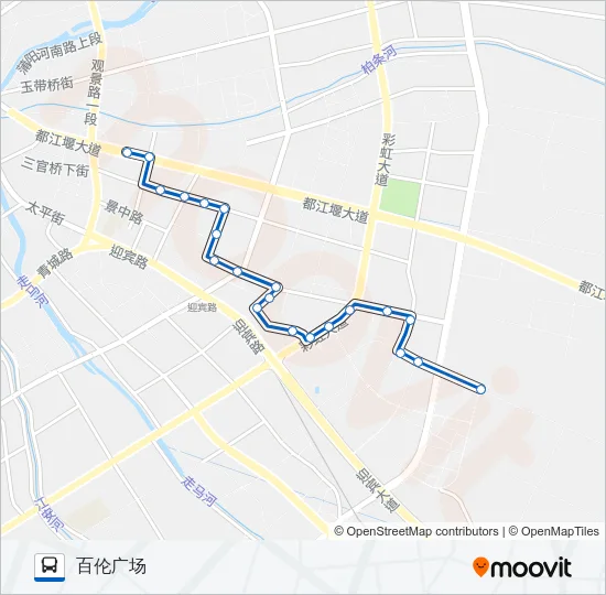 都江堰34路 Bus Line Map