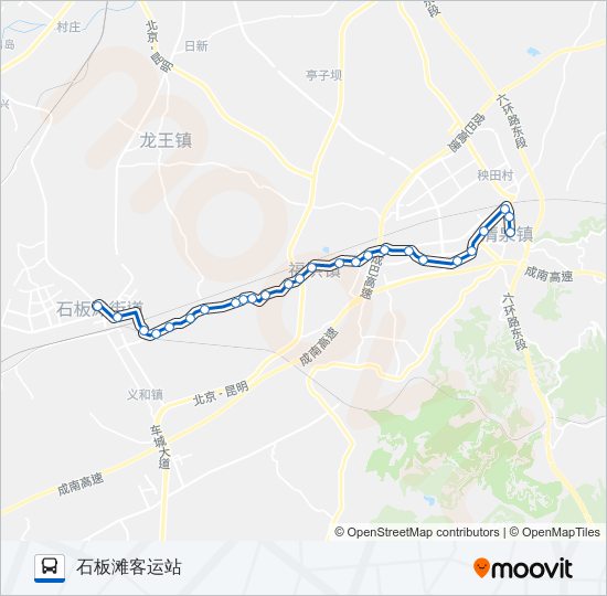 青白江12路 bus Line Map