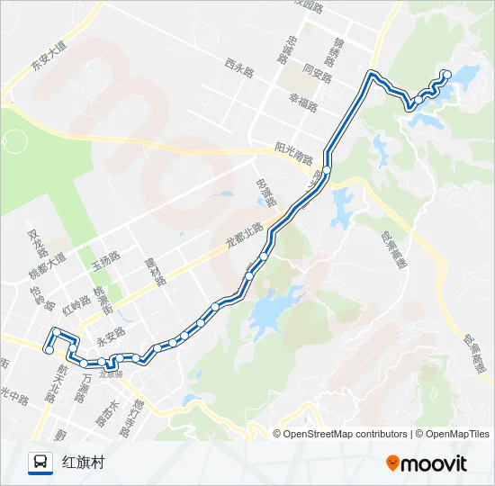 龙泉006路 Bus Line Map