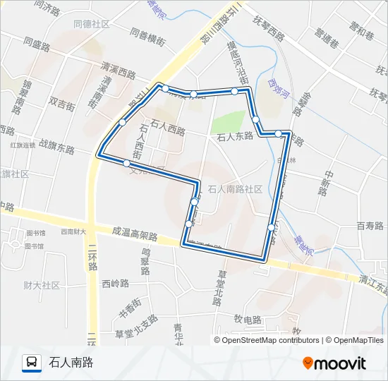 1003路环线 Bus Line Map