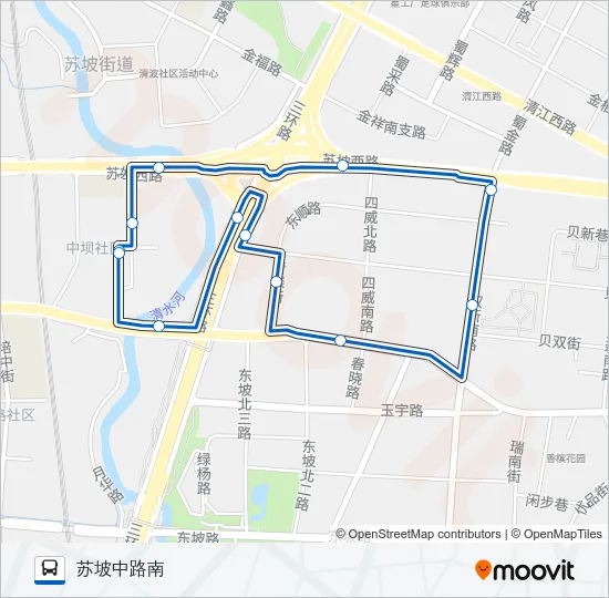 1062路环线 Bus Line Map