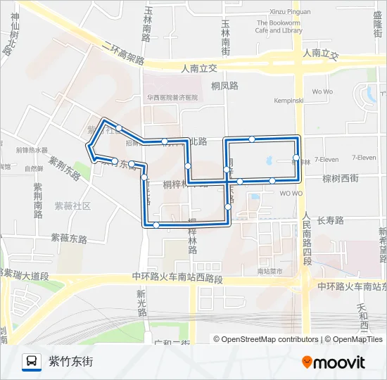 1097路环线 Bus Line Map