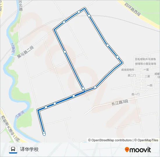 1098路环线 Bus Line Map