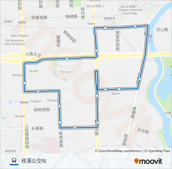 1115路内环 Bus Line Map