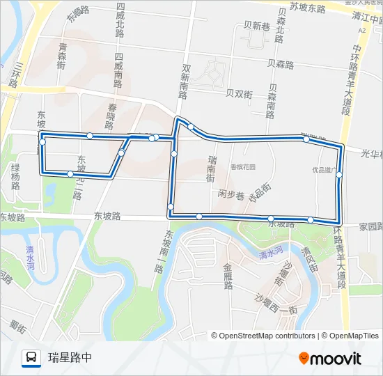 1118路环线 Bus Line Map