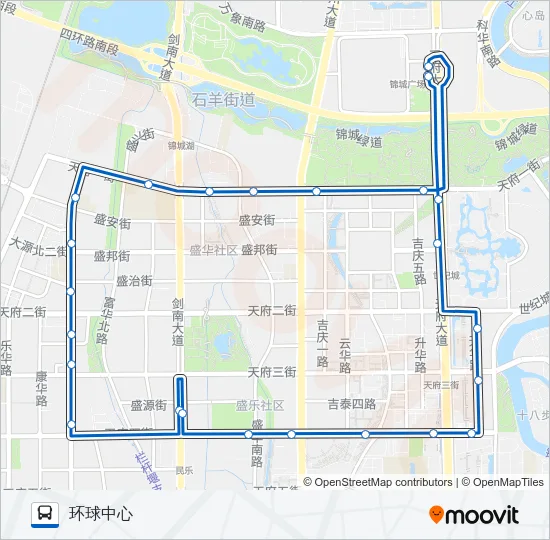 171A路内环 Bus Line Map