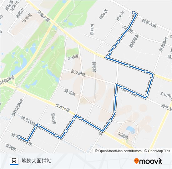 公交L002区间路的线路图