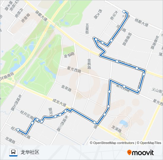 公交L002区间路的线路图