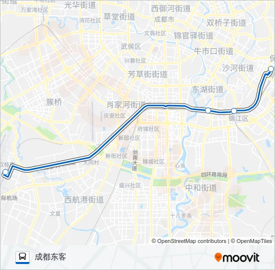 机场专线3号线 Bus Line Map