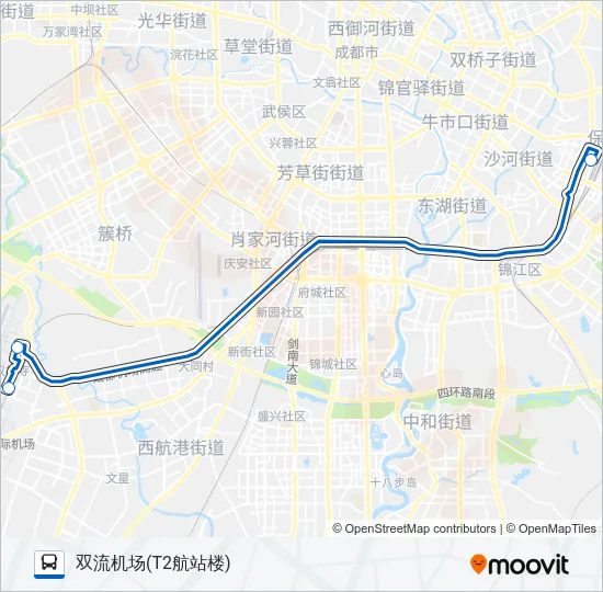 机场专线3号线 Bus Line Map
