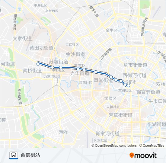 905路妇女儿童专线 bus Line Map