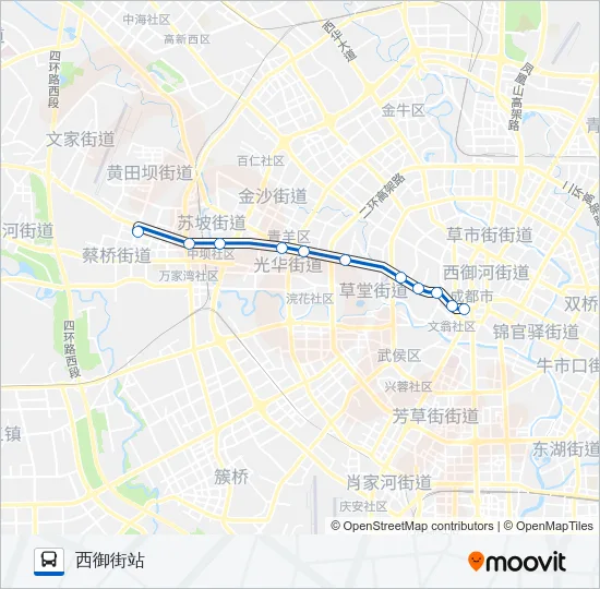 905路妇女儿童专线 Bus Line Map