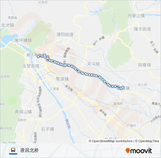 公交739路的线路图