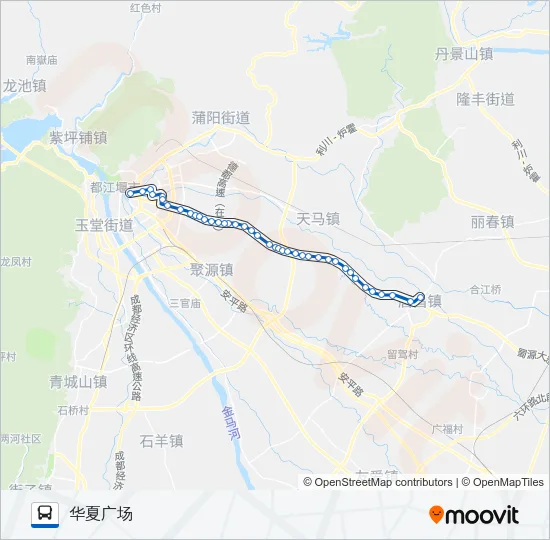 公交739路的线路图