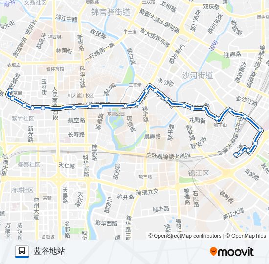 公交79路的线路图