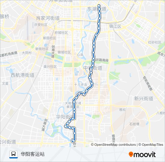 公交517路的线路图