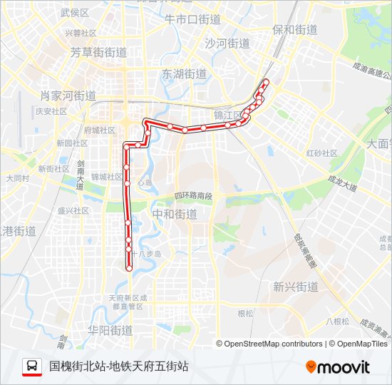 G84高峰快线 bus Line Map