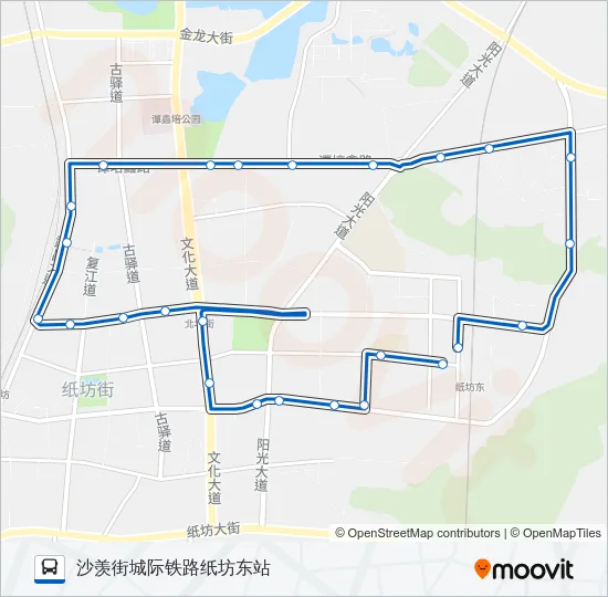 J3路内环 Bus Line Map