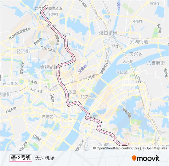 2号线路线:日程,站点和地图