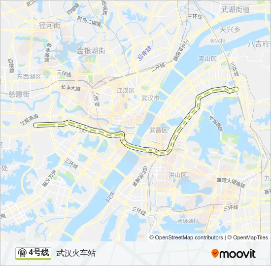 4号线 Metro Line Map
