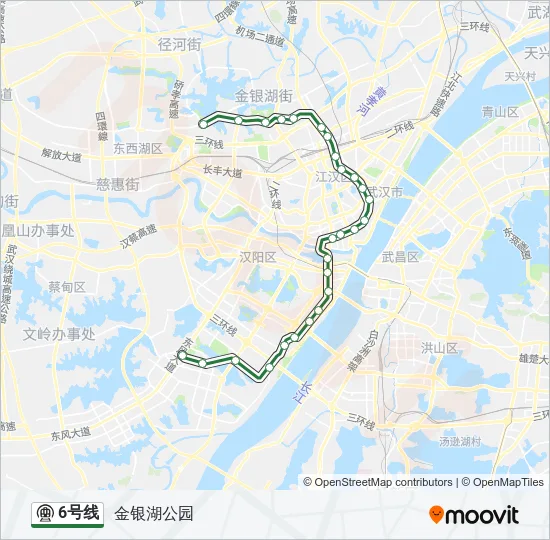 6号线 Metro Line Map