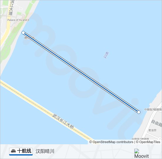 十航线 ferry Line Map