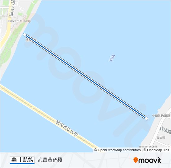 十航线 ferry Line Map