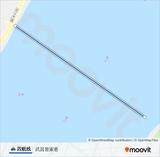 四航线 Ferry Line Map