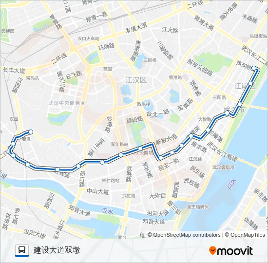 1路 Bus Line Map