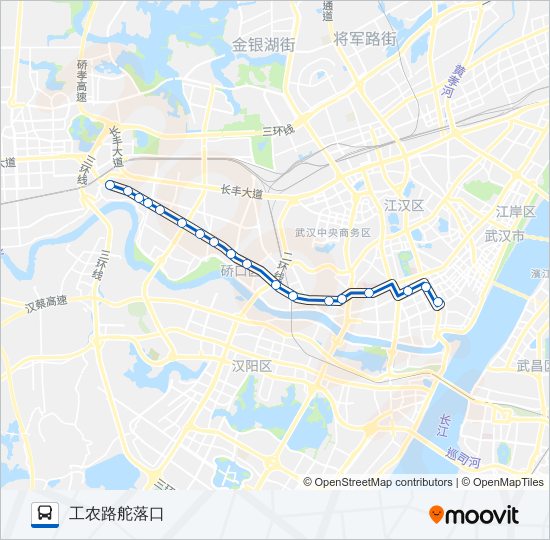 2路 bus Line Map