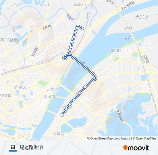 公交3路的线路图