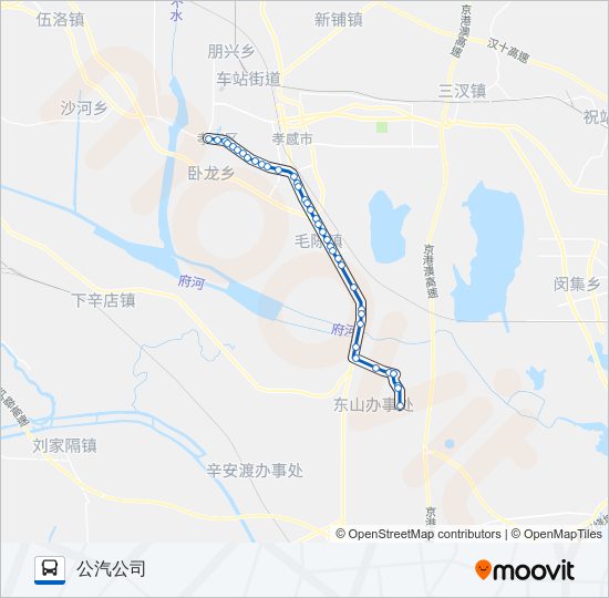 公交4路的线路图