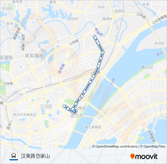 公交4路的线路图