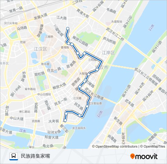 公交7路的线路图