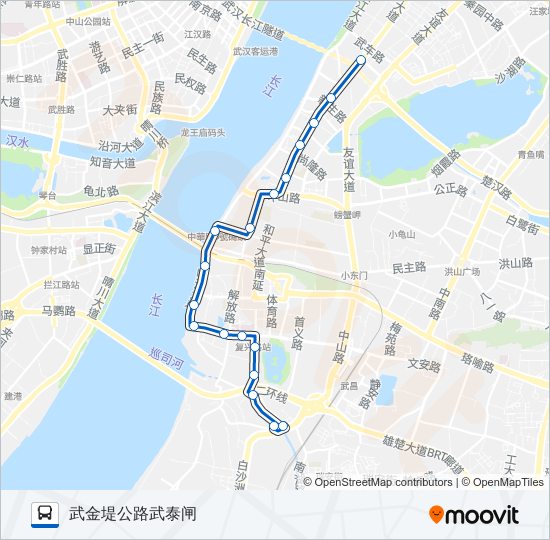 公交11路的线路图