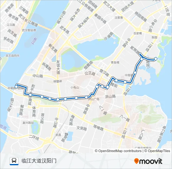 14路 Bus Line Map