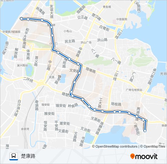 公交15路的线路图