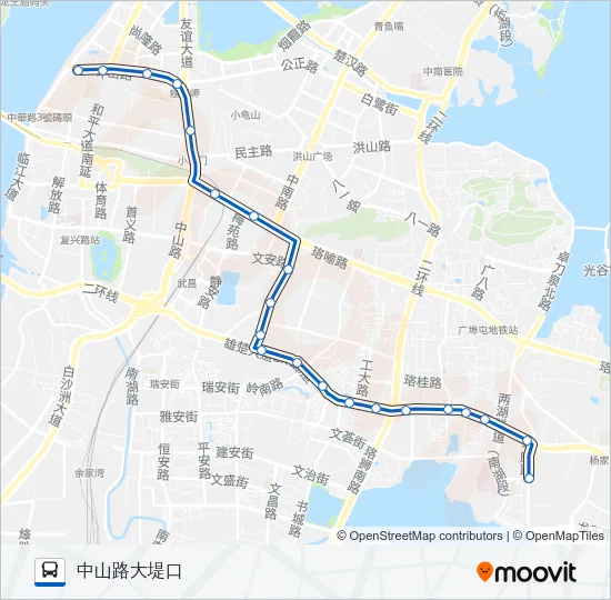 公交15路的线路图