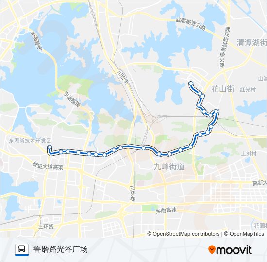 公交18路的线路图