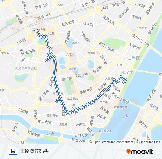 公交38路的线路图