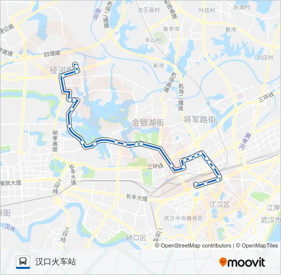 公交47路的线路图