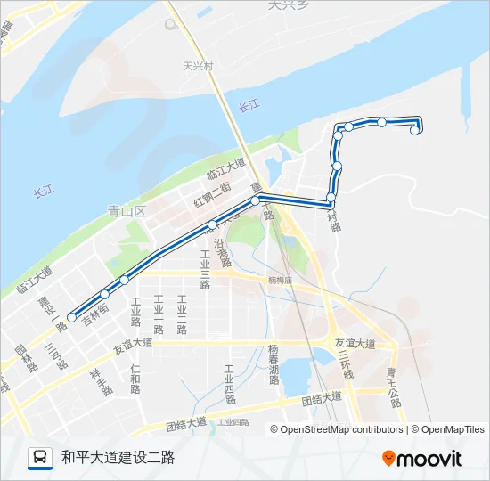 50路 Bus Line Map