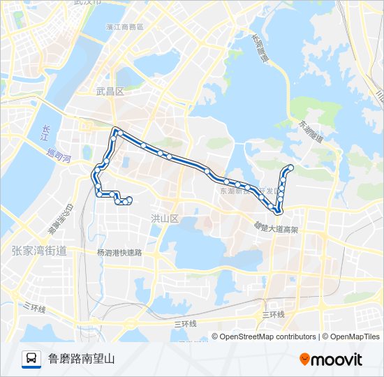 公交59路的线路图