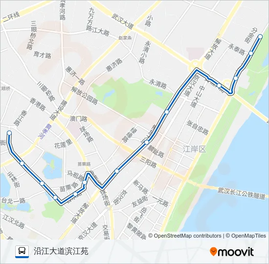 公交60路的线路图
