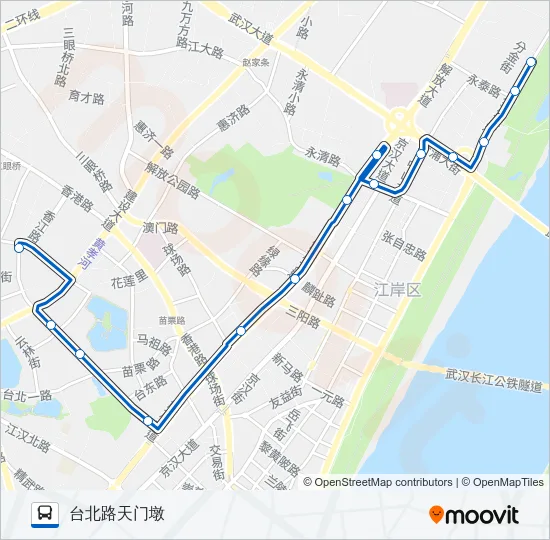公交60路的线路图