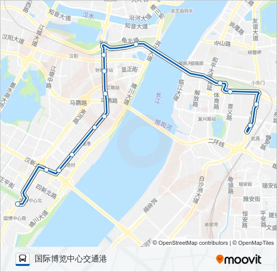 61路 Bus Line Map