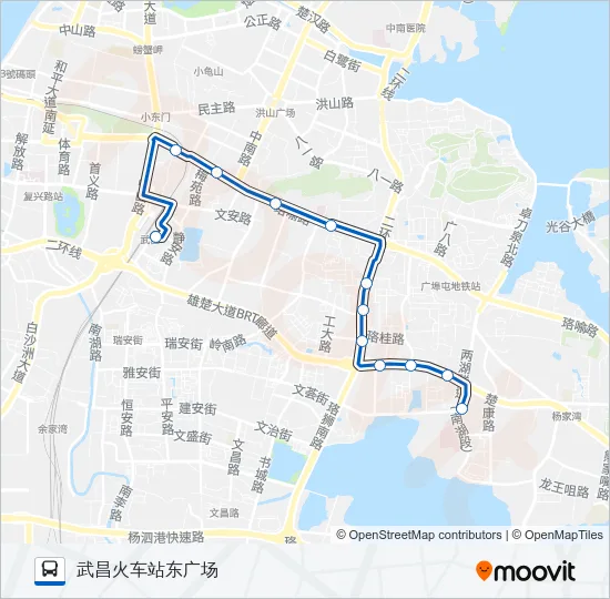 66路 Bus Line Map