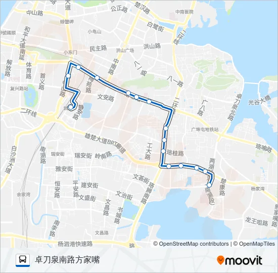 66路 Bus Line Map